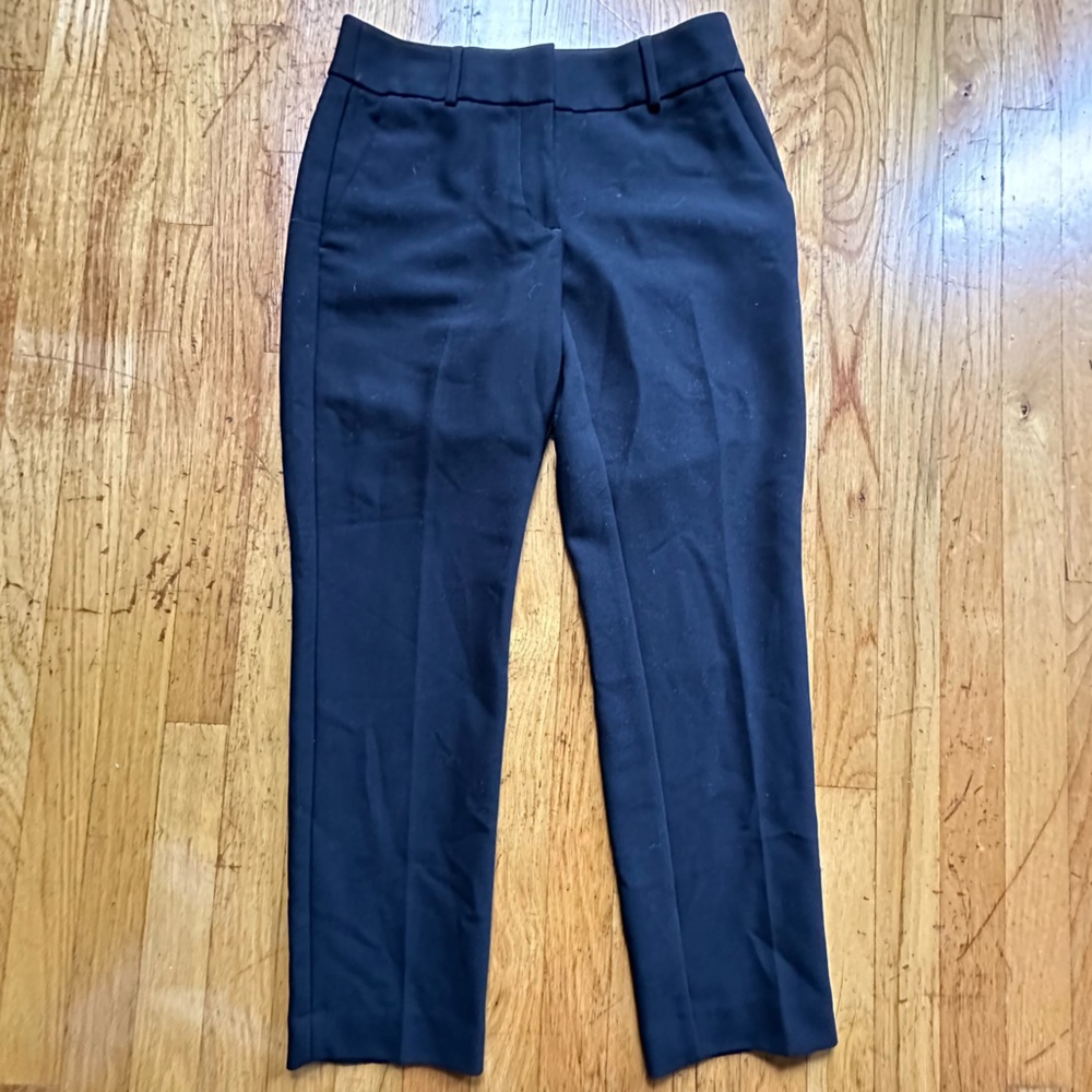 Size 2 Loft Black Curvy Slim Pants